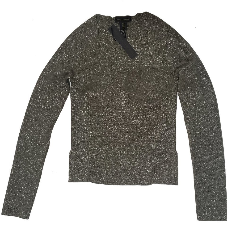 NWT House of Harlow 1960 Women's Perfec Form Sweater Medium M